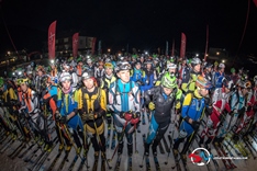 Partenza Folgrait Ski Race